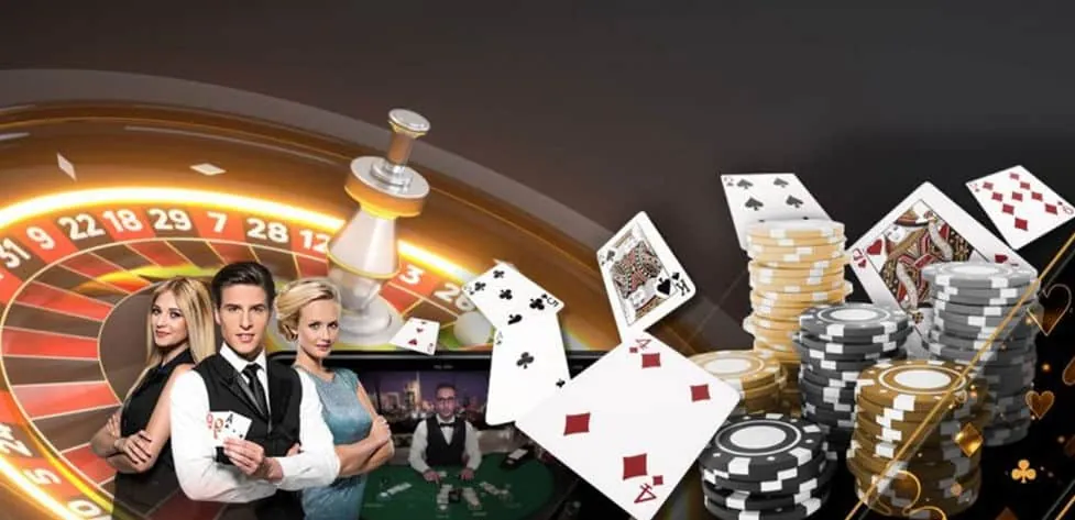 Live dealer presenting a casino game at okebet15