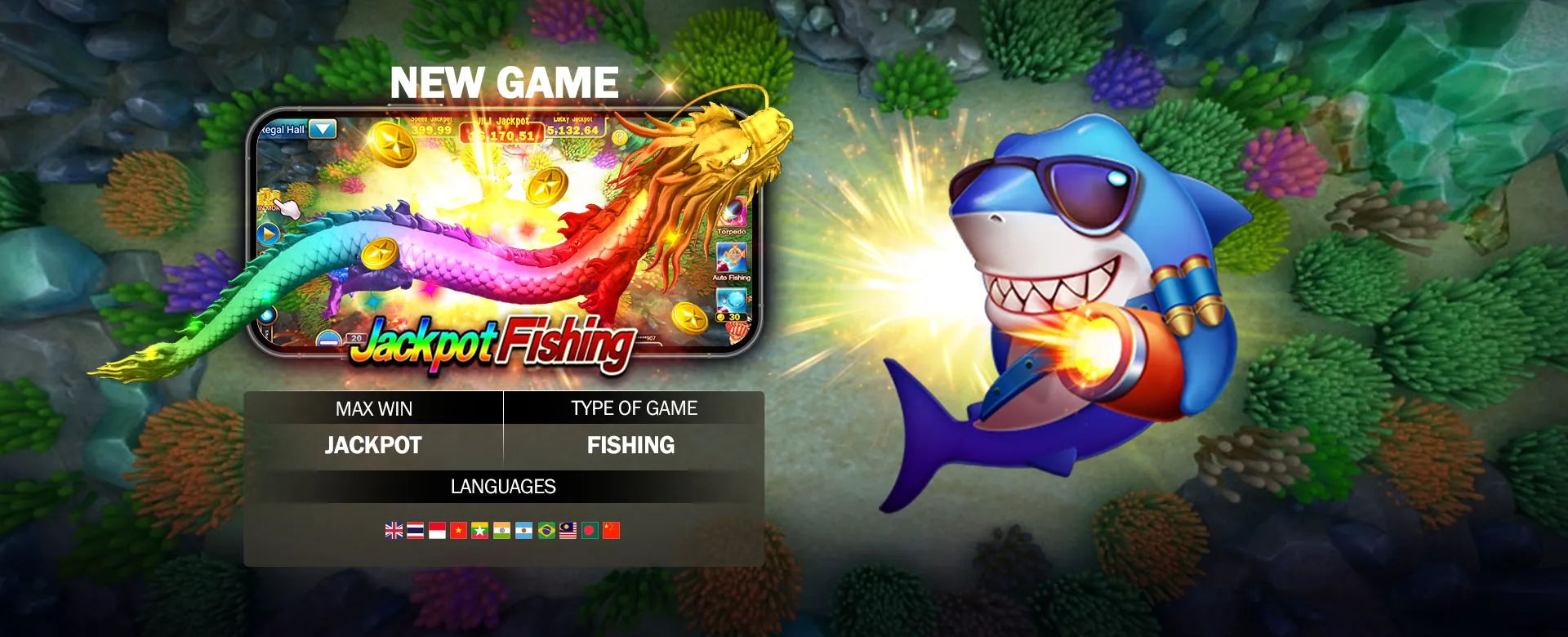 okebet15 Arcade Fishing Games Hero Image